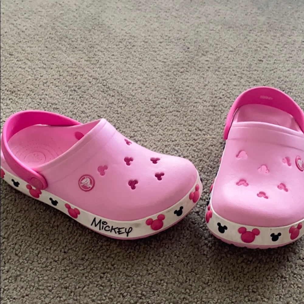 Mickey Mouse youth crocs